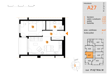 Mieszkanie w inwestycji: Apartamenty Konarskiego