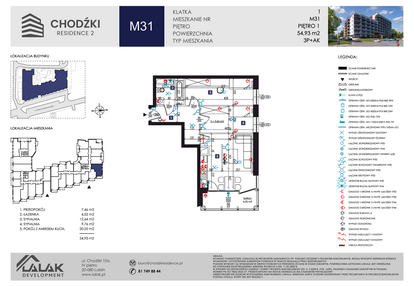 Mieszkanie w inwestycji: Chodźki Residence 2