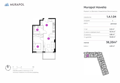 Mieszkanie w inwestycji: Murapol Havelia