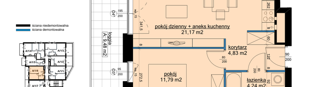 Mieszkanie w inwestycji: Osiedle Hawelańska etap III - bud. A