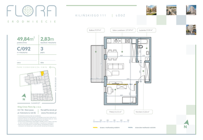 Mieszkanie w inwestycji: Flora Śródmieście
