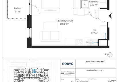 Mieszkanie w inwestycji: Nadmotławie Apartments etap J