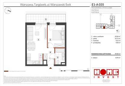 Mieszkanie w inwestycji: Warszawski Świt etap X