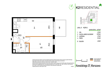 Mieszkanie w inwestycji: Kowalskiego 37