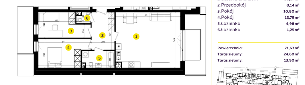 Mieszkanie w inwestycji: Osiedle Nowe Złotno etap VI