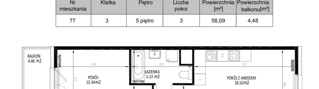 Mieszkanie w inwestycji: Krakowskie Tarasy etap V