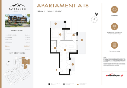 Mieszkanie w inwestycji: Tatrzański Resort