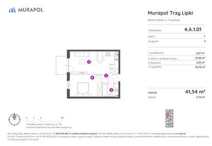 Mieszkanie w inwestycji: Murapol Trzy Lipki