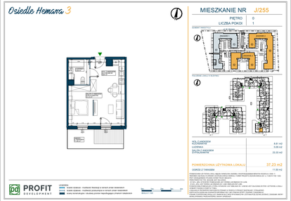 Mieszkanie w inwestycji: Osiedle Hemara - etap III bud. 2 i 3