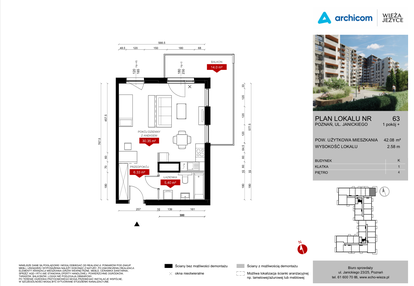 Mieszkanie w inwestycji: Wieża Jeżyce etap V