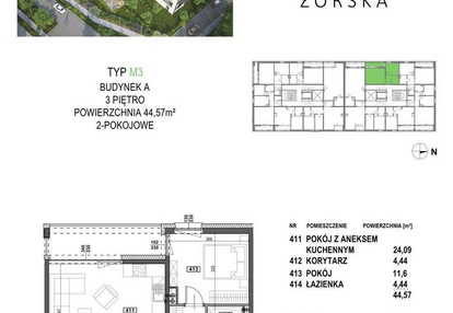 Mieszkanie w inwestycji: Apartamenty Żorska