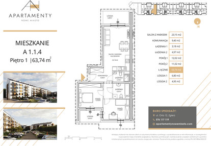 Mieszkanie w inwestycji: Apartamenty Nowe Miasto