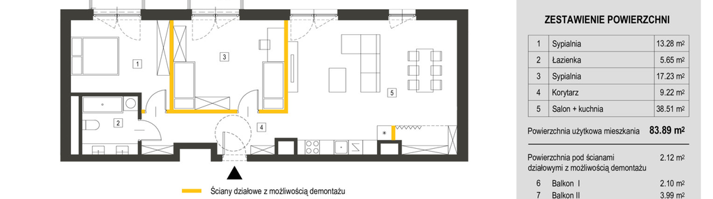 Mieszkanie w inwestycji: Apartamenty Dębowa