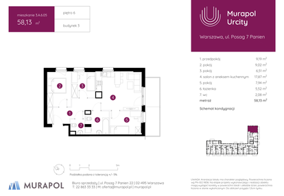 Mieszkanie w inwestycji: Murapol Urcity