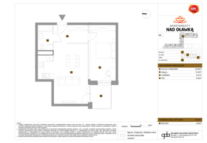 Mieszkanie w inwestycji: Apartamenty nad Oławką etap II