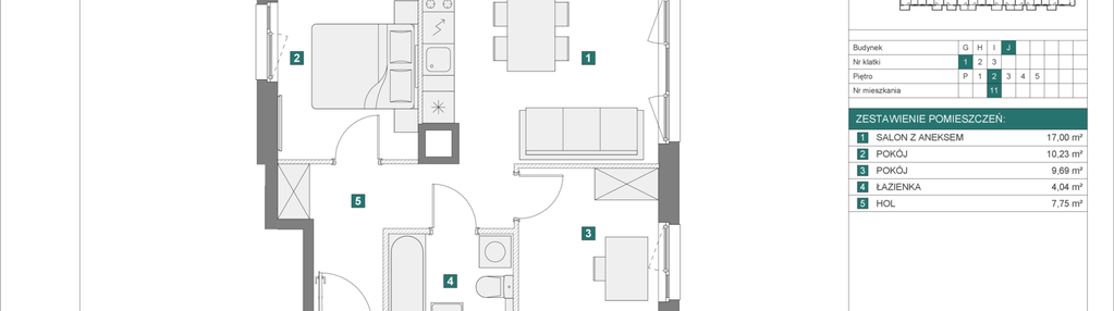 Mieszkanie w inwestycji: Apartamenty Myśliborska Park