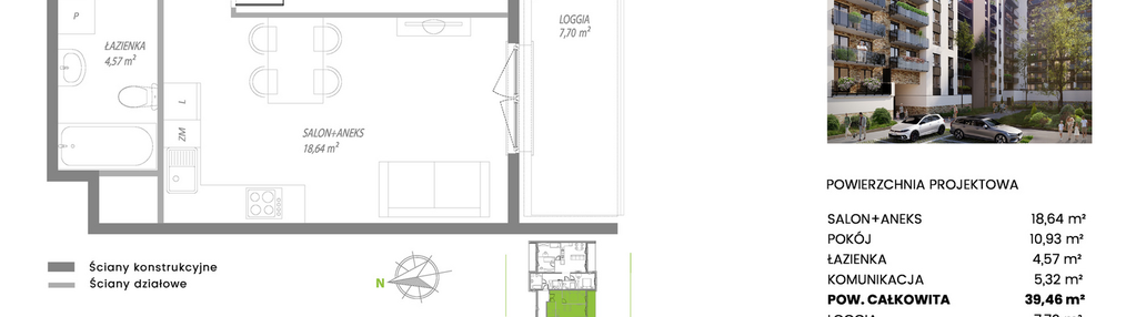 Mieszkanie w inwestycji: Piekarska Park