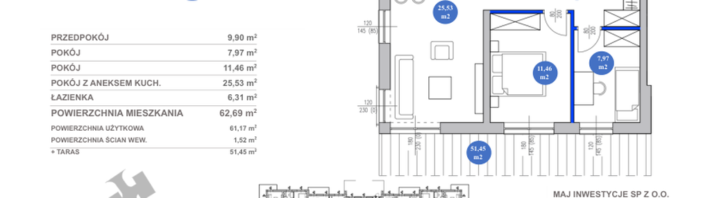 Mieszkanie w inwestycji: Osiedle Majowe 2.0