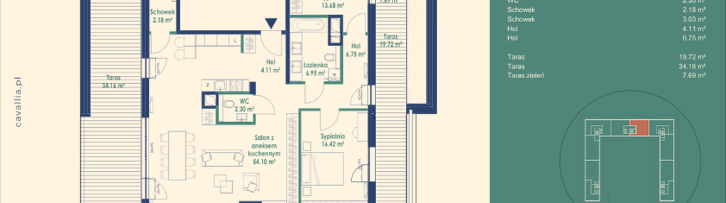 Mieszkanie w inwestycji: Cavallia