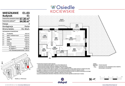 Mieszkanie w inwestycji: Osiedle Kociewskie bud. E