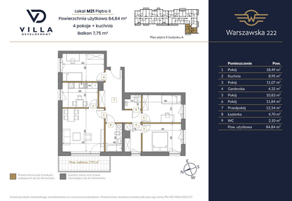 Mieszkanie w inwestycji: Warszawska 222