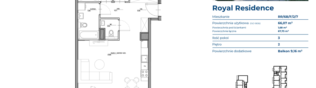 Mieszkanie w inwestycji: Royal Residence 6B