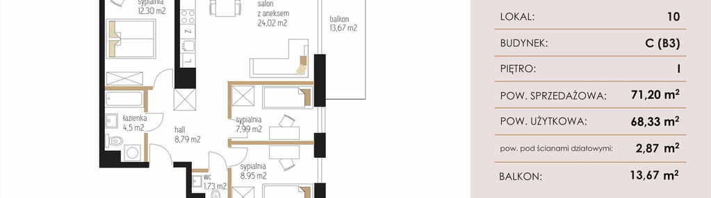 Mieszkanie w inwestycji: Enklawa Natury