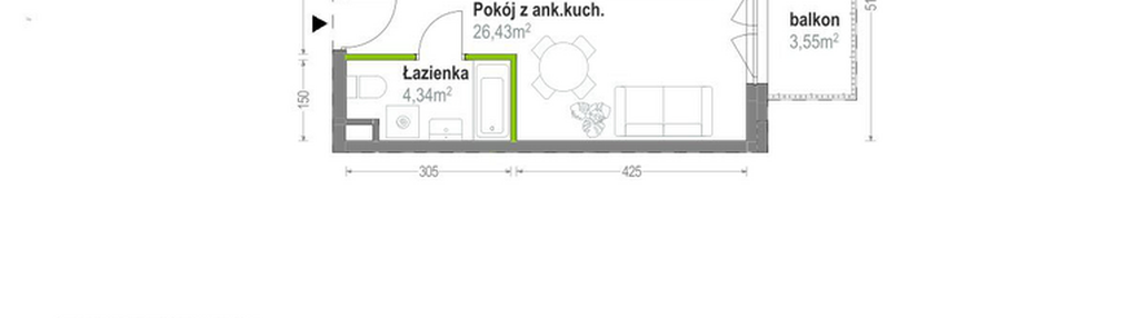 Mieszkanie w inwestycji: Głębocka Vita