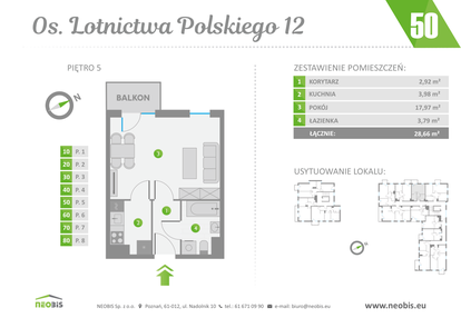 Mieszkanie w inwestycji: Os. Lotnictwa Polskiego 12