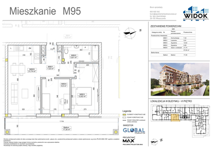 Mieszkanie w inwestycji: Apartamenty Widok Włoszczowa