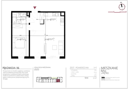 Mieszkanie w inwestycji: Pękowicka 96