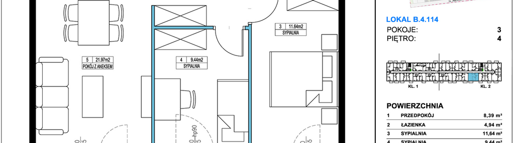 Mieszkanie w inwestycji: Jabłonova