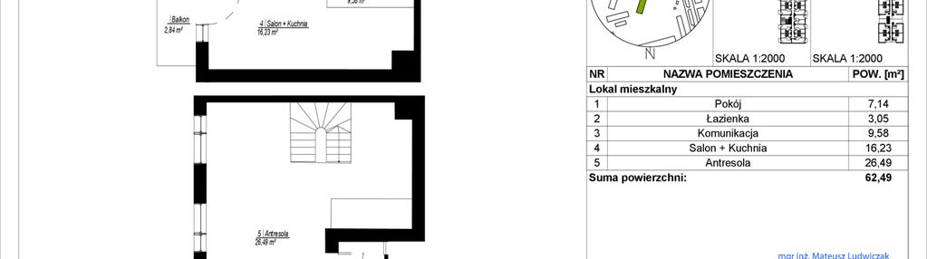 Mieszkanie w inwestycji: Jasielska 8C