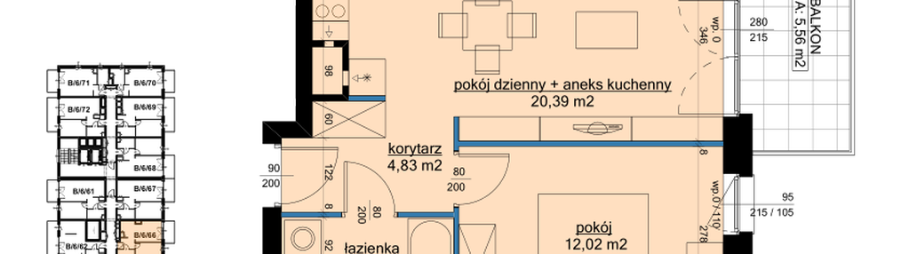 Mieszkanie w inwestycji: Osiedle Hawelańska etap III - bud. B