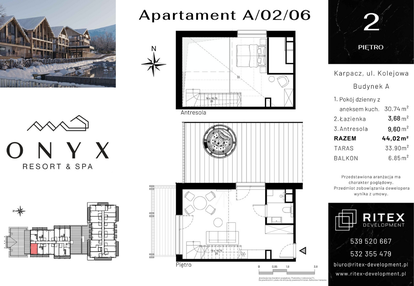 Mieszkanie w inwestycji: Onyx Resort & Spa