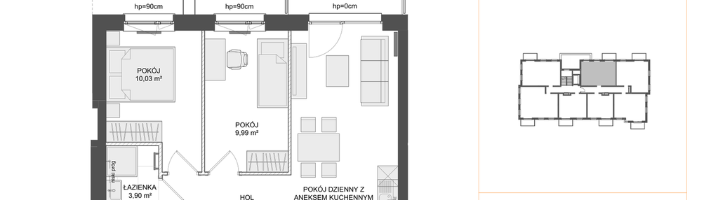 Mieszkanie w inwestycji: Osiedle Przy Błoniach 3 etap III