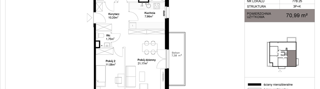 Mieszkanie w inwestycji: Strzeszyńska 77