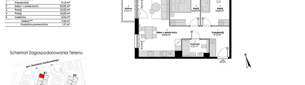Mieszkanie w inwestycji: Osiedle Chabrowe