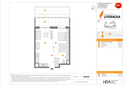 Mieszkanie w inwestycji: Apartamenty Literacka etap 2.2