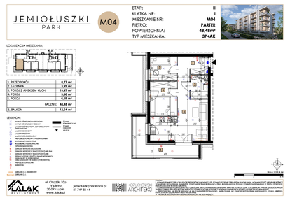 Mieszkanie w inwestycji: Jemiołuszki Park etap 2