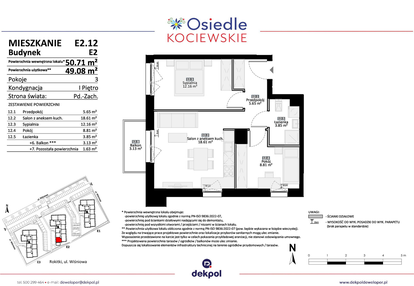 Mieszkanie w inwestycji: Osiedle Kociewskie bud. E