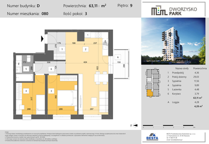 Mieszkanie w inwestycji: Dworzysko Park - Etap III