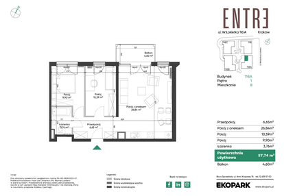 Mieszkanie w inwestycji: Entre
