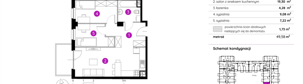 Mieszkanie w inwestycji: Murapol Apartamenty na Wzgórzu - bud. 4 i 5