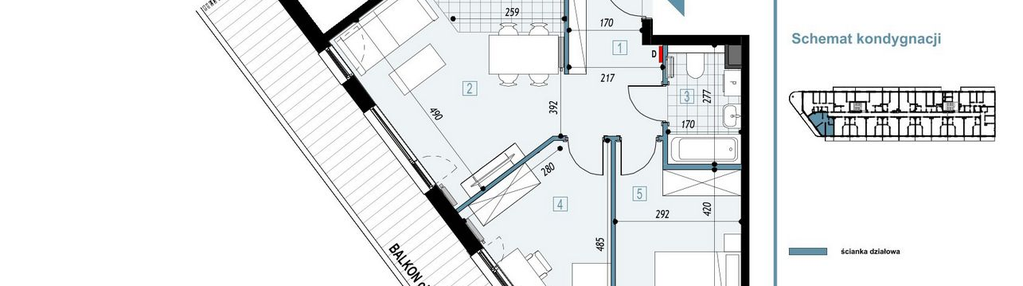 Mieszkanie w inwestycji: Medyków 32