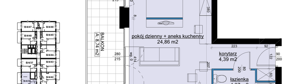 Mieszkanie w inwestycji: Osiedle Hawelańska etap III - bud. B