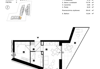 Mieszkanie w inwestycji: Cisha Apartamenty Dziwnów