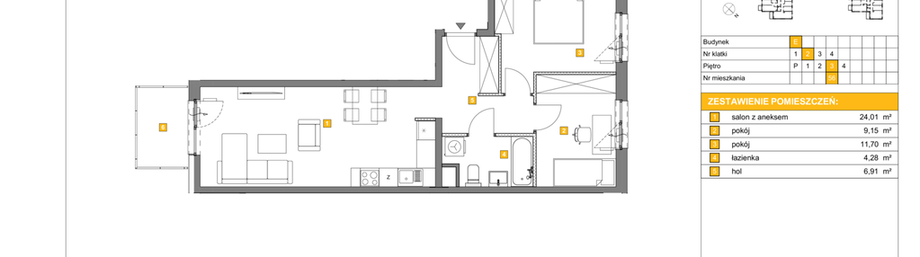 Mieszkanie w inwestycji: Osiedle Rapsodia etap 3