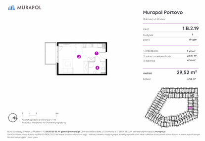 Mieszkanie w inwestycji: Murapol Portovo etap II