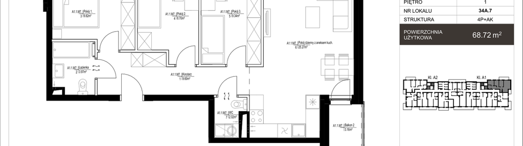 Mieszkanie w inwestycji: Osiedle Konopnickiej etap II